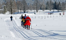 Langlaufen im Langlaufparadies