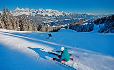 Skifahren in Ski amadé, Österreich