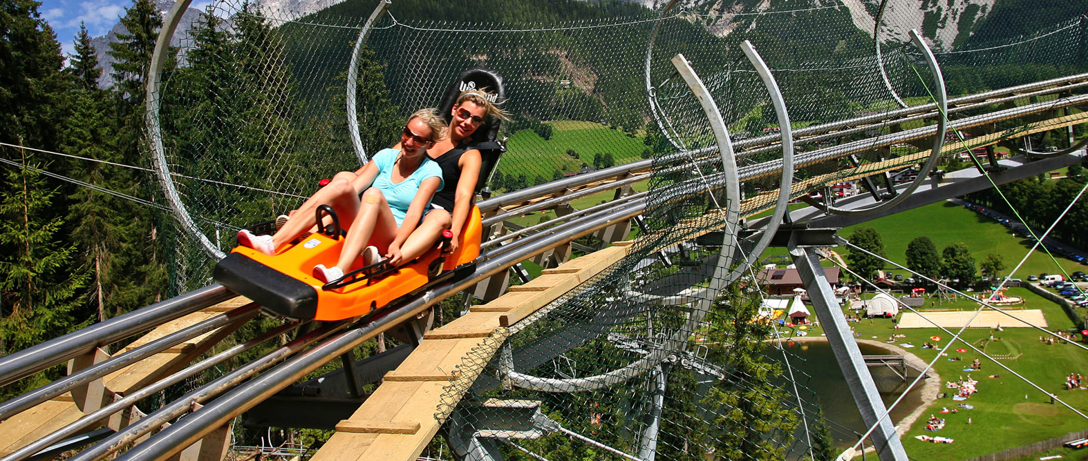 Sommerrodelbahn Rittisberg in Ramsau am Dachstein in der Steiermark in Österreich