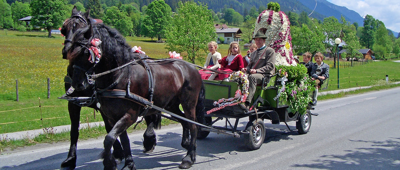 Frühlingsfest in Ramsau am Dachstein in der Steiermark in Österreich